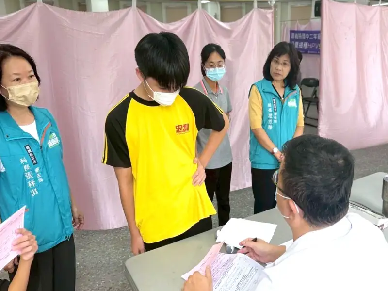 嘉義縣擴大HPV疫苗公費接種　國中男生9月起同步納入施打
