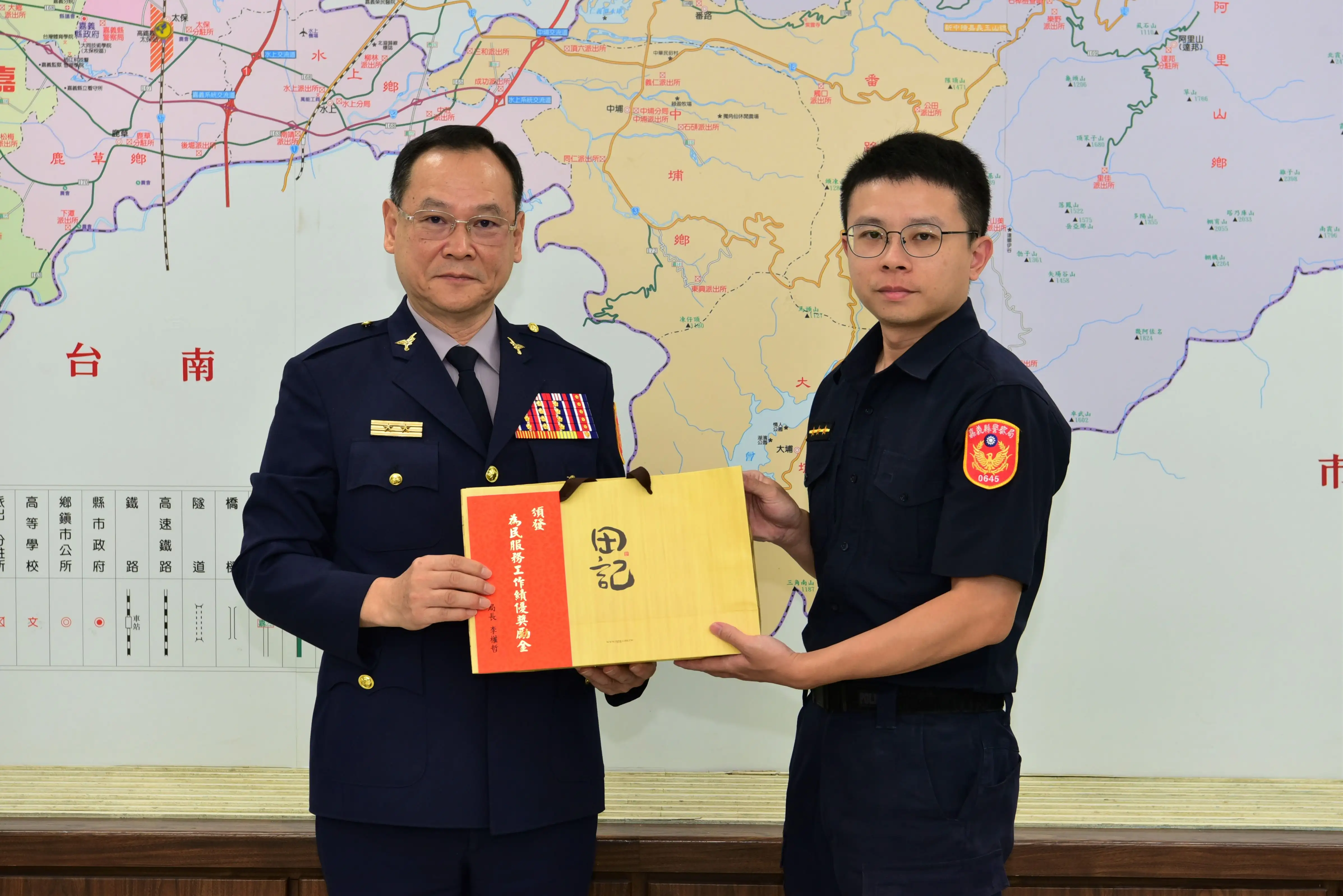 民雄分局北斗聯合所警員洪嘉駿。(圖/嘉義縣警察局 提供)
