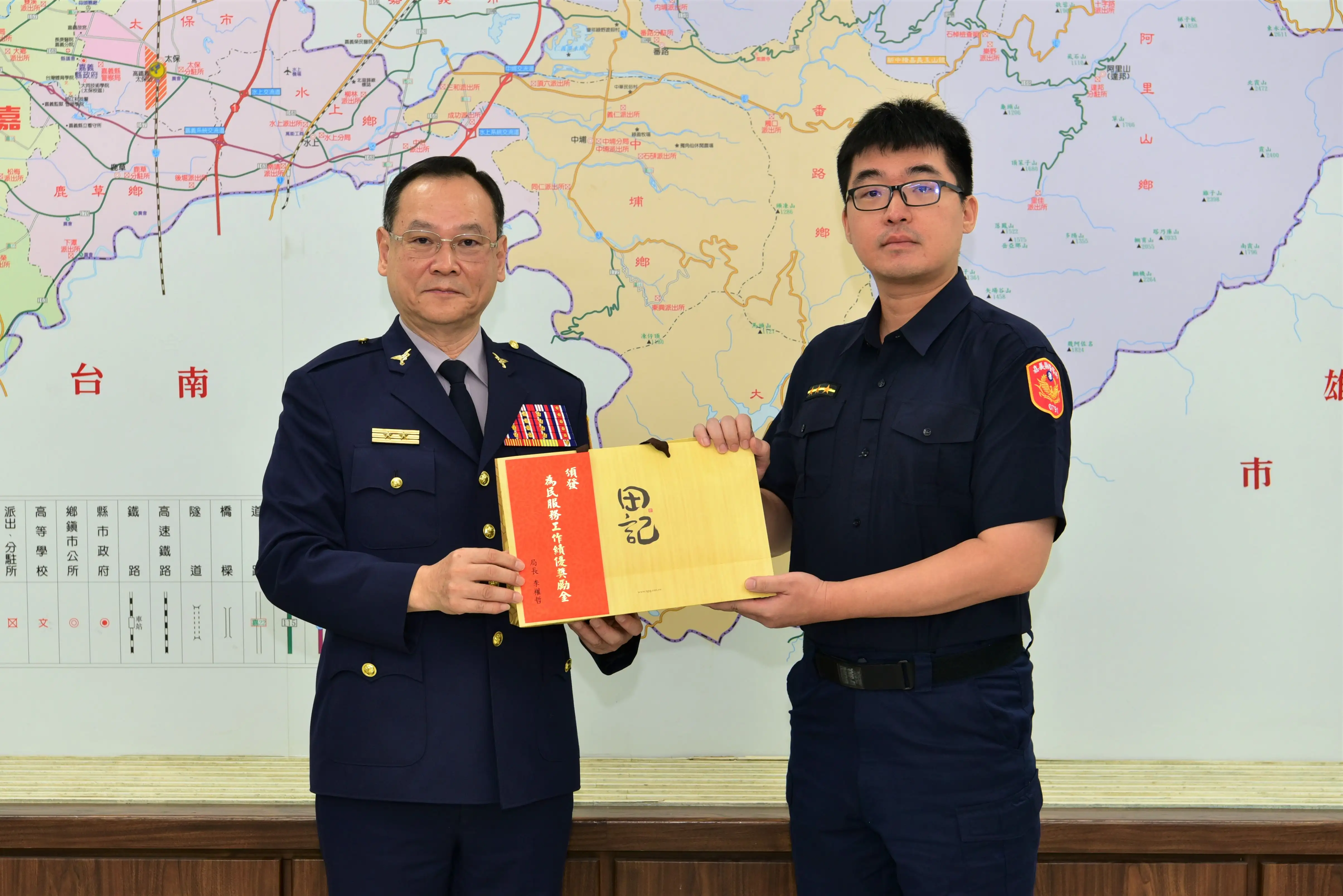 中埔分局公田派出所警員黃弘毅。(圖/嘉義縣警察局 提供)
