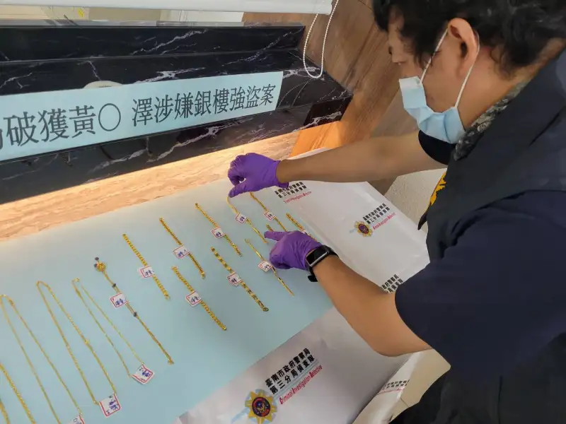 光天化日搶銀樓 安南警6小時內火速破案