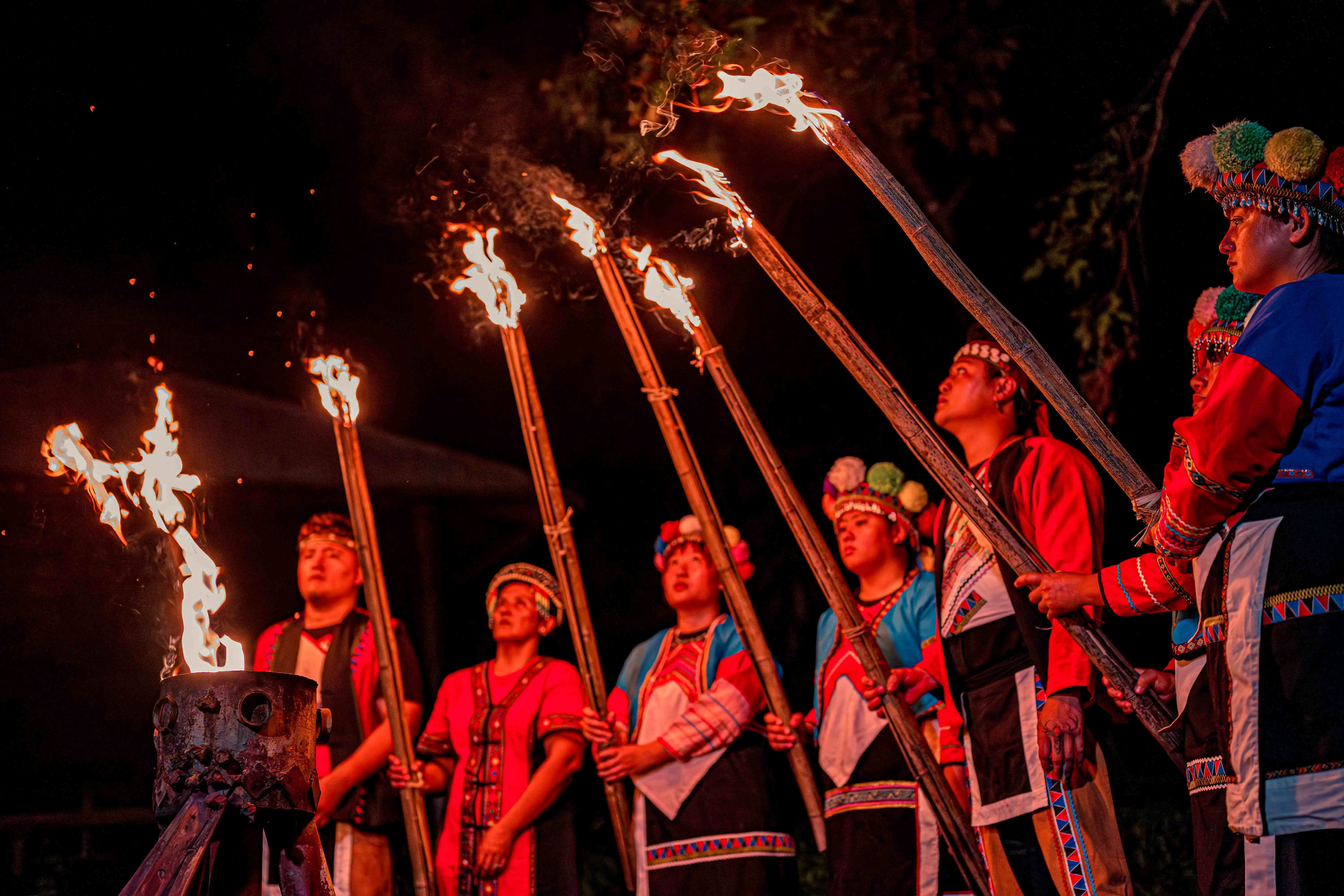 茶山-天神取火。(圖/嘉義縣文觀局 提供)