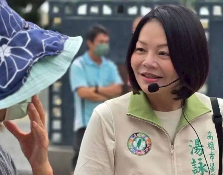 市議員湯詠瑜主張，交付預算審查，才是負責、也才能讓高雄繼續進步。（記者吳文生攝）